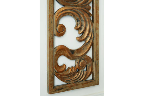 Candelario Natural Wall Decor from Ashley - Luna Furniture