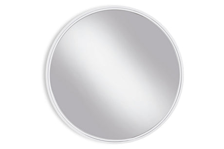 Brocky White Accent Mirror