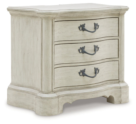 ARLENDYNE Antique White Nightstand from Ashley - Luna Furniture