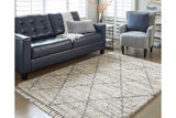 Abdalah Beige/Gray 5' x 7' Rug from Ashley - Luna Furniture