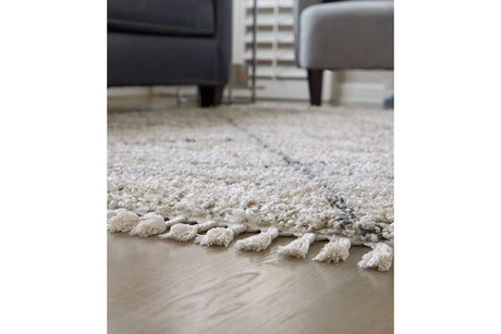 Abdalah Beige/Gray 5' x 7' Rug from Ashley - Luna Furniture