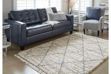 Abdalah Beige/Gray 5' x 7' Rug from Ashley - Luna Furniture
