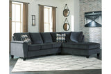 Abinger Smoke 2-Piece RAF Chaise Sectional from Ashley - Luna Furniture