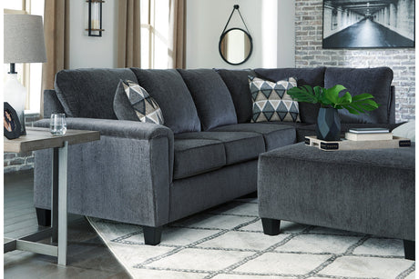Abinger Smoke 2-Piece RAF Chaise Sectional from Ashley - Luna Furniture