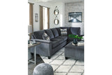 Abinger Smoke 2-Piece RAF Chaise Sectional from Ashley - Luna Furniture