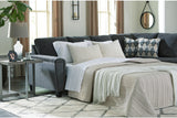 Abinger Smoke 2-Piece RAF Chaise Sleeper Sectional from Ashley - Luna Furniture