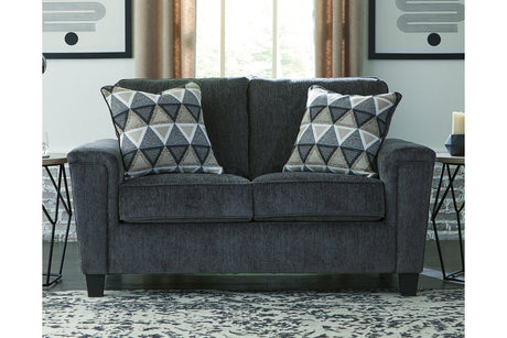 Abinger Smoke Loveseat from Ashley - Luna Furniture