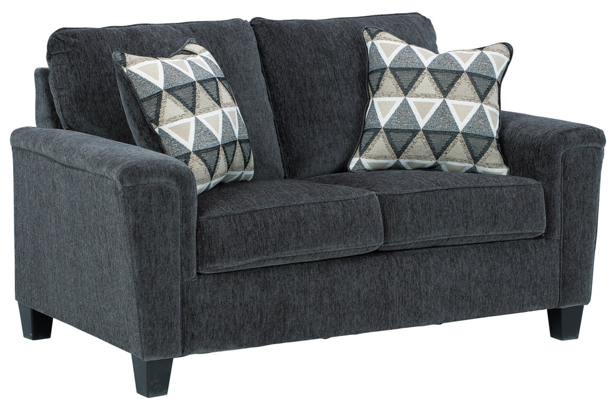 Abinger Smoke Loveseat from Ashley - Luna Furniture