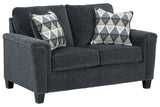 Abinger Smoke Loveseat from Ashley - Luna Furniture