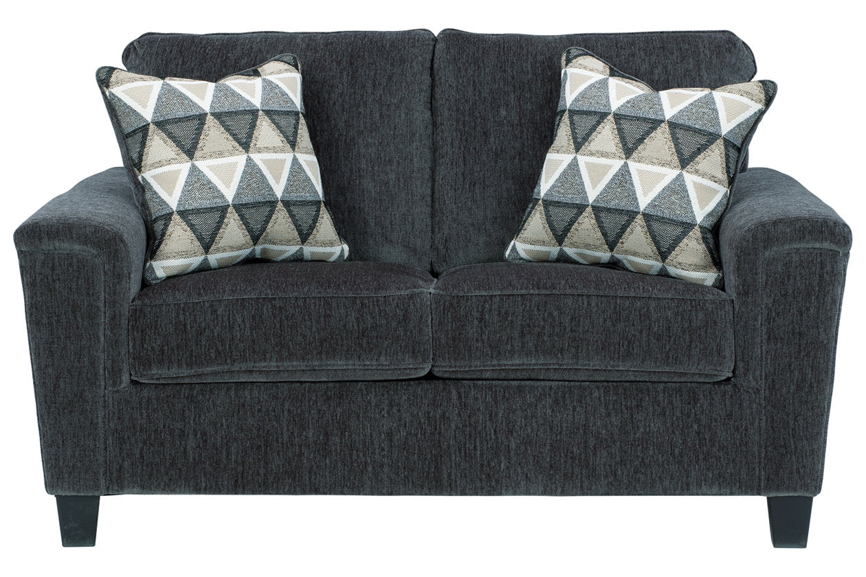 Abinger Smoke Loveseat from Ashley - Luna Furniture