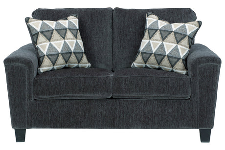 Abinger Smoke Loveseat from Ashley - Luna Furniture
