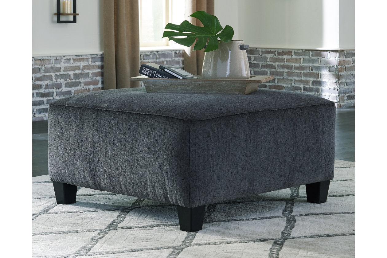 Abinger Smoke Oversized Accent Ottoman from Ashley - Luna Furniture