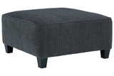 Abinger Smoke Oversized Accent Ottoman from Ashley - Luna Furniture