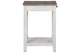 Adalane White/Gray Accent Table from Ashley - Luna Furniture