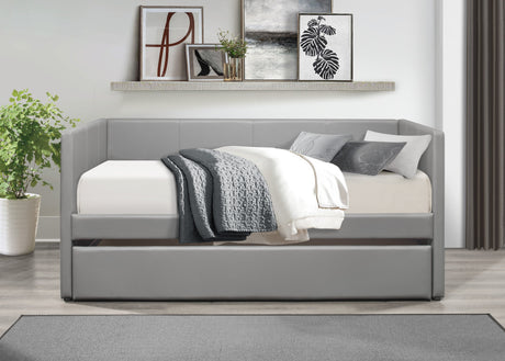 Adra Gray Twin Daybed with Trundle from Homelegance - Luna Furniture
