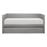 Adra Gray Twin Daybed with Trundle from Homelegance - Luna Furniture