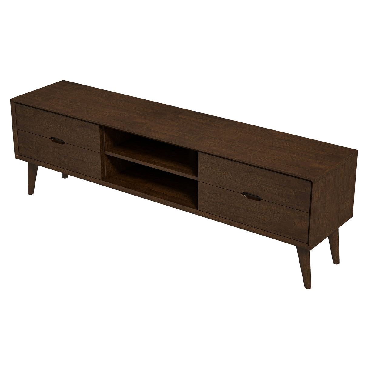 Adrian Walnut TV Stand from Ashcroft Furniture - Luna Furniture