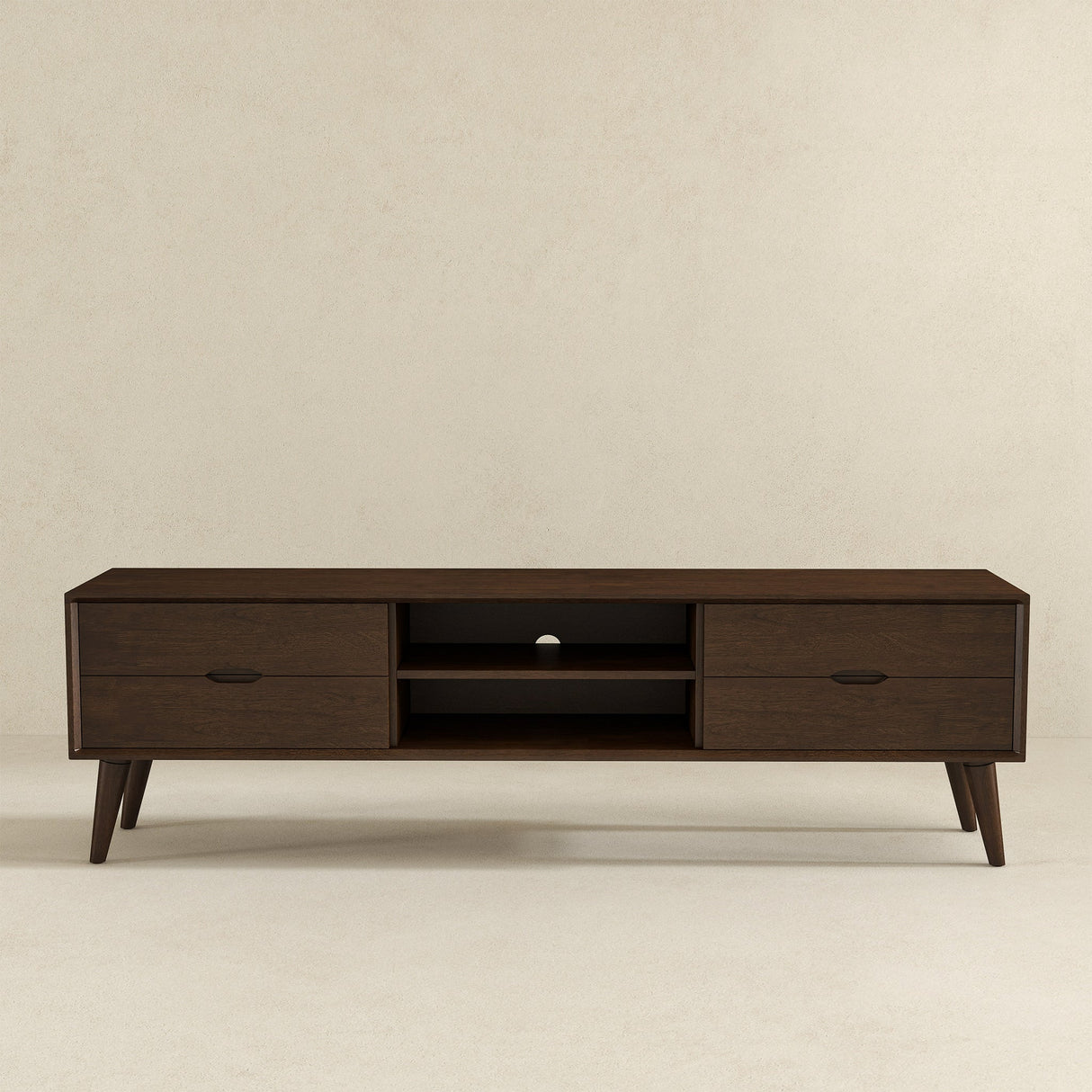 Adrian Walnut TV Stand from Ashcroft Furniture - Luna Furniture