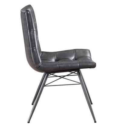 Aiken Charcoal Tufted Dining Chairs, Set of 4 from Coaster - Luna Furniture