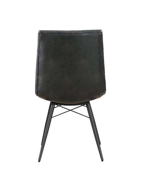 Aiken Charcoal Tufted Dining Chairs, Set of 4 from Coaster - Luna Furniture