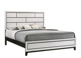 Akerson Chalk King Panel Bed from Crown Mark - Luna Furniture