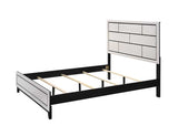 Akerson Chalk Queen Panel Bed from Crown Mark - Luna Furniture