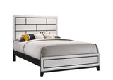 Akerson Chalk Queen Panel Bed from Crown Mark - Luna Furniture