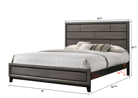 Akerson Gray Panel Bedroom Set from Crown Mark - Luna Furniture