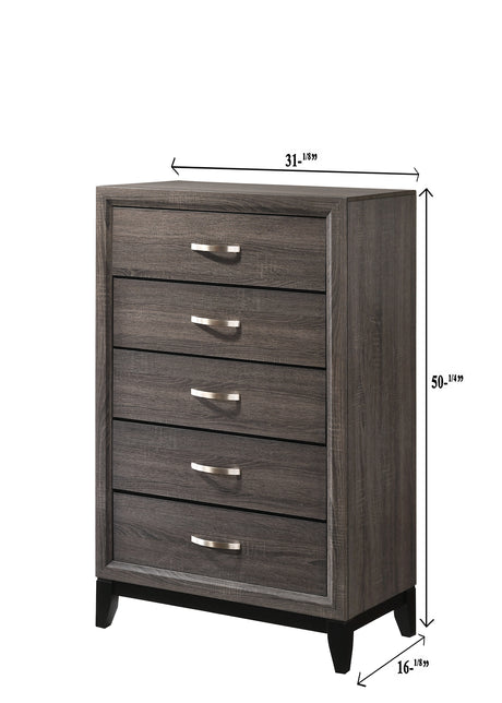 Akerson Gray Panel Youth Bedroom Set from Crown Mark - Luna Furniture