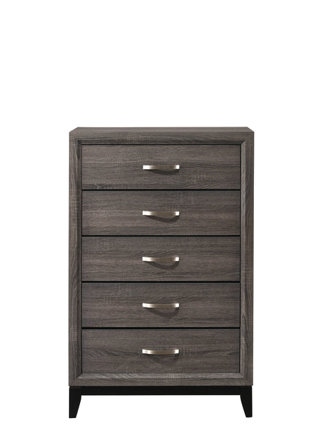 Akerson Gray Panel Youth Bedroom Set from Crown Mark - Luna Furniture