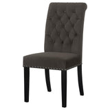 Alana Upholstered Tufted Side Chairs with Nailhead Trim, Set of 2 from Coaster - Luna Furniture