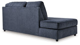 Albar Place Cobalt Left-Arm Facing Corner Chaise from Ashley Furniture - Luna Furniture