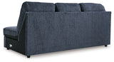 Albar Place Cobalt Left-Arm Facing Sofa Chaise from Ashley Furniture - Luna Furniture
