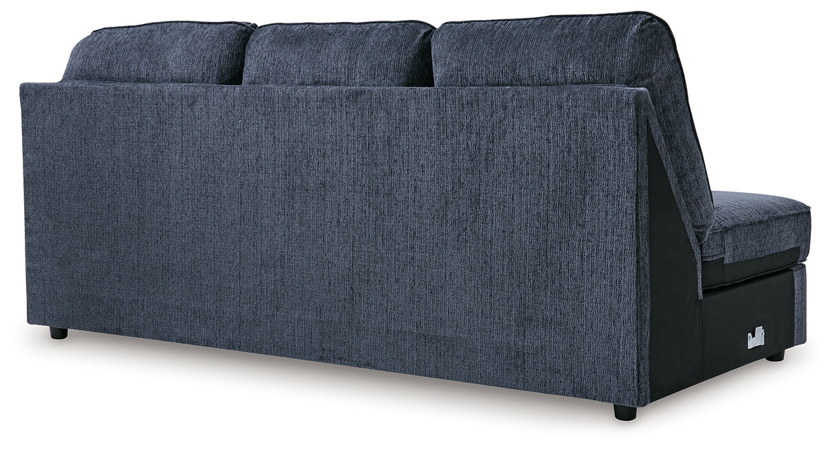 Albar Place Cobalt Right-Arm Facing Sofa Chaise from Ashley Furniture - Luna Furniture