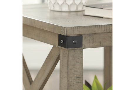 Aldwin Gray End Table from Ashley - Luna Furniture