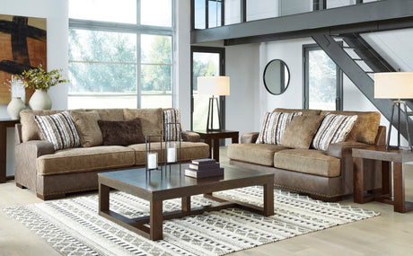 Alesbury Chocolate Living Room Set from Ashley - Luna Furniture