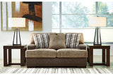 Alesbury Chocolate Loveseat from Ashley - Luna Furniture