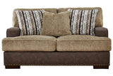 Alesbury Chocolate Loveseat from Ashley - Luna Furniture