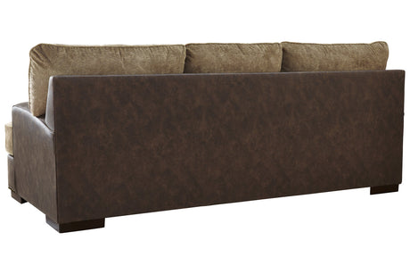 Alesbury Chocolate Sofa from Ashley - Luna Furniture