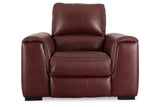 Alessandro Garnet Power Recliner from Ashley - Luna Furniture