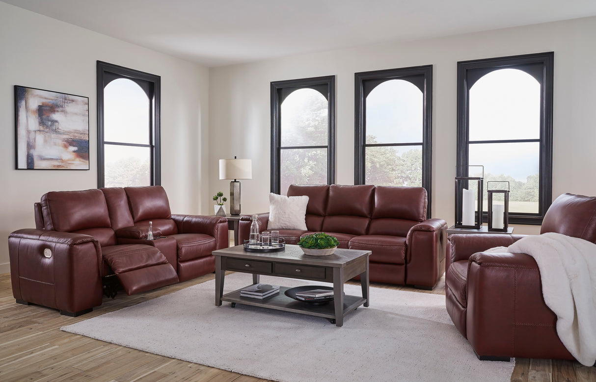 Alessandro Garnet Power Reclining Living Room Set from Ashley - Luna Furniture
