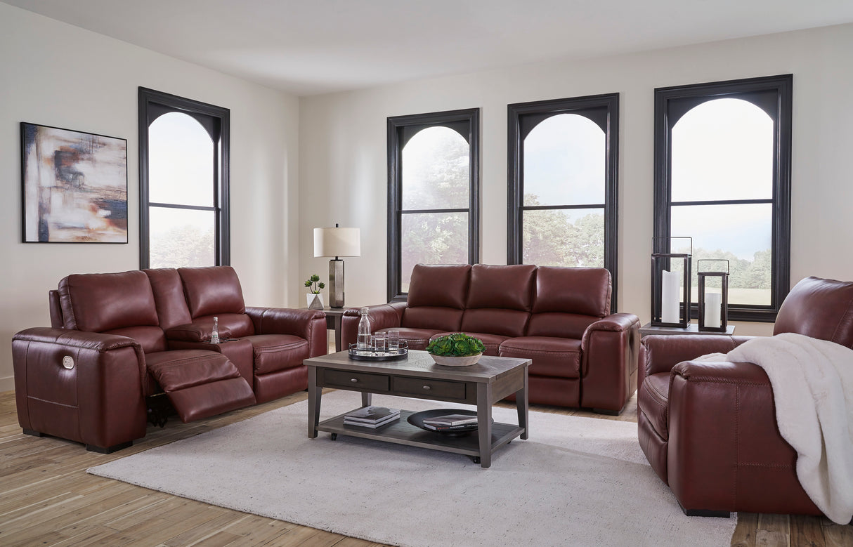 Alessandro Garnet Power Reclining Living Room Set from Ashley - Luna Furniture