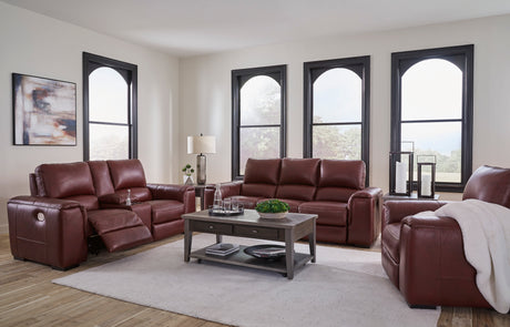 Alessandro Garnet Power Reclining Living Room Set from Ashley - Luna Furniture