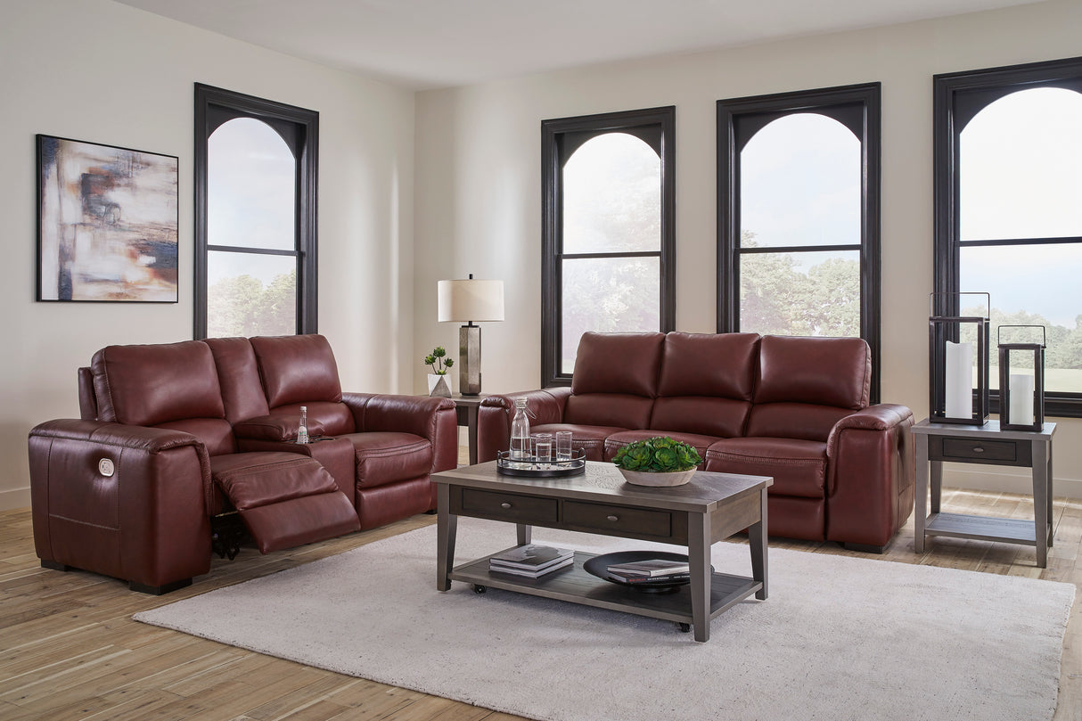 Alessandro Garnet Power Reclining Living Room Set from Ashley - Luna Furniture