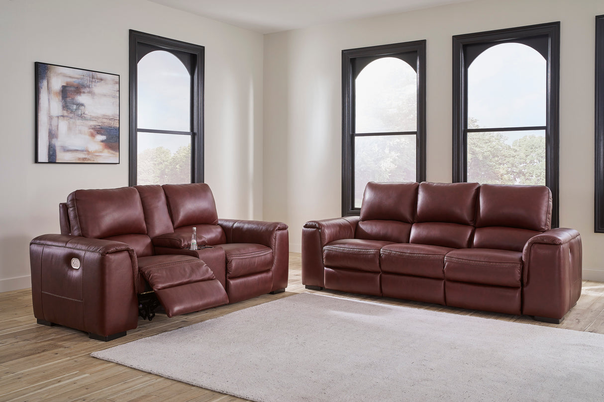 Alessandro Garnet Power Reclining Living Room Set from Ashley - Luna Furniture