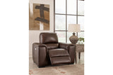 Alessandro Walnut Power Recliner from Ashley - Luna Furniture