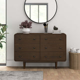 Alexa Mid Century Modern Dresser 6-Drawers from Midinmod - Luna Furniture