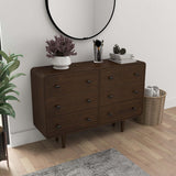 Alexa Mid Century Modern Dresser 6-Drawers from Midinmod - Luna Furniture