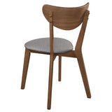 Alfredo Natural Walnut and Gray 5-Piece Dining Set from Coaster - Luna Furniture