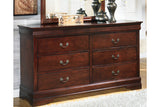 alisdair dresser dark brown Ashley Alisdair Dresser Brown